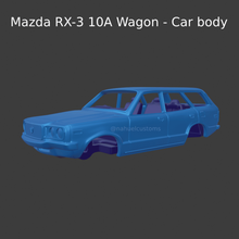 Mazda rx 3 10a vagon araba vücut Japonya jdm oyuncak klasik retro tasarım model şekil nostaljik pop döküm Sıcak tekerlekler 1 43 32 64 3d print model - Mito3D