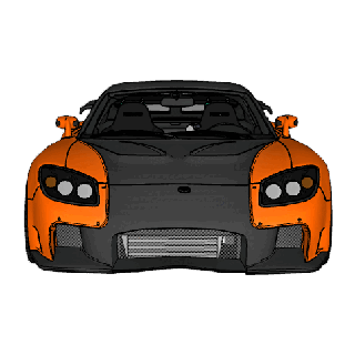 mazda rx-7 fd fast furious tokyo drift supercar auto cars car motorsport suvs traffic police crossovers rally sedans tuning derby races prototype 3d print model - Mito3D