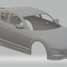 mazda rx-8 imprimible cuerpo del coche juego ranura scalextric shell rc radio el monitoreo tamiya miniz 1-10 1-32 1-18 1-24 1-14 1-12 3d print model - Mito3D