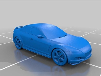 mazda rx-8 Game cars tunning detail only 3d print model - Mito3D