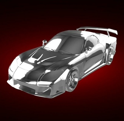 mazda rx7 automóvel carro veículo comício raça esportes derby super gt 3d print model - Mito3D