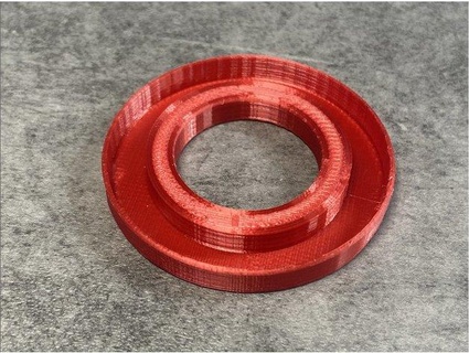 mazda rx7 2 27 coiling backing plate cover remix engine 3d print model - Mito3D