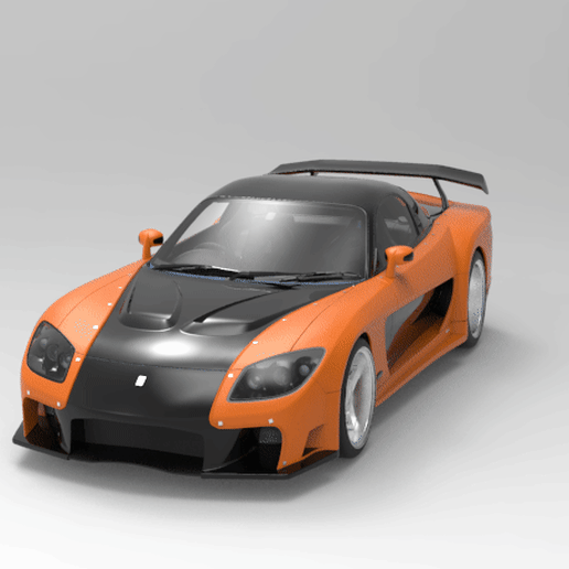 mazda rx7 page guide fortune tokyo dérive 3D print model - Mito3D