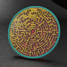 Matze Lavanto 4 Spiel Rätsel Labyrinth einfach Kunst Farbe easyprint cool Spielzeug Ball Puzzle Fertigkeit 3d print model - Mito3D
