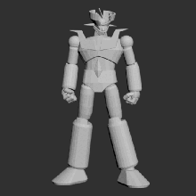 mazinger anime kol komik kitap Mazingerz robot sigorta Sanat oyuncak şekil heykel reçine elegoo Mars 3d print model - Mito3D
