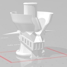 Mazinger embouchure chicha narguilé buse extrudeuse 3d print model - Mito3D