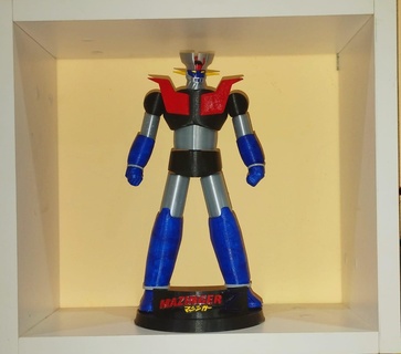 mazinger z action model anime robot wick manned assemblable 3d print model - Mito3D