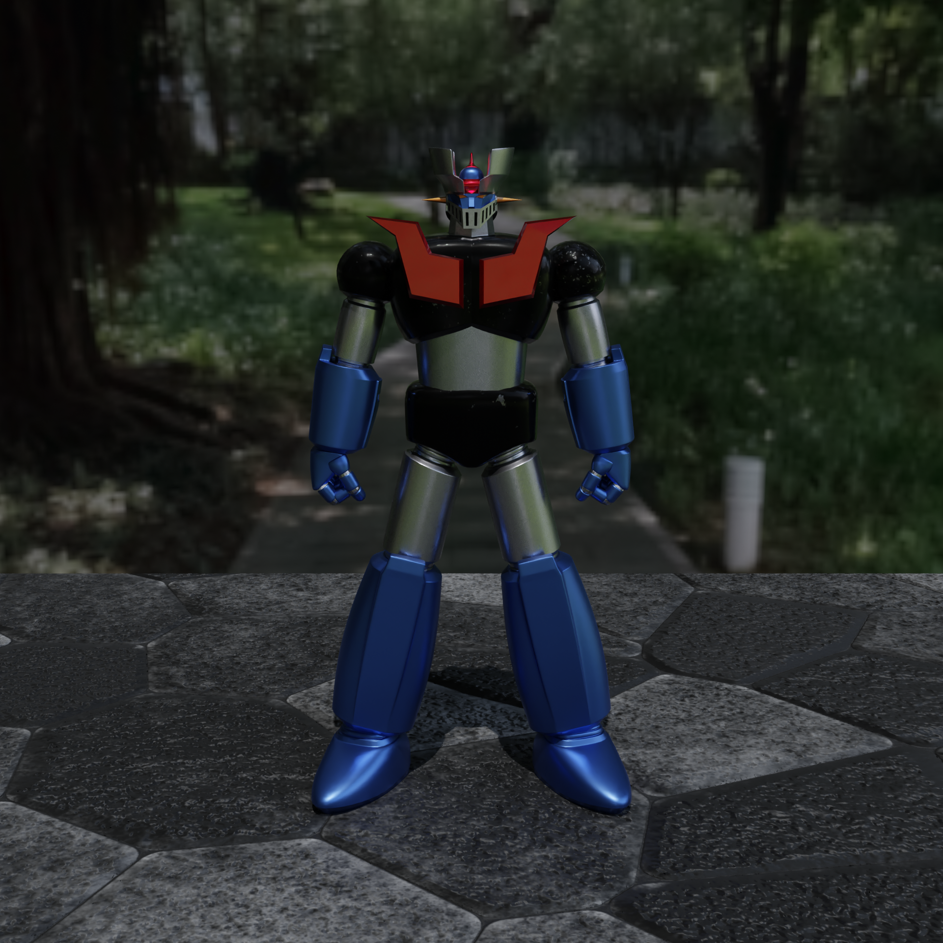 mazinger z anime versiyon patron robot fitil Japonya Toplamak 3D print model - Mito3D