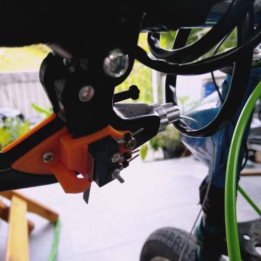 mbk bicicleta freio luz interruptor instalação av7 contator firmeza Pare faça 3D print model - Mito3D