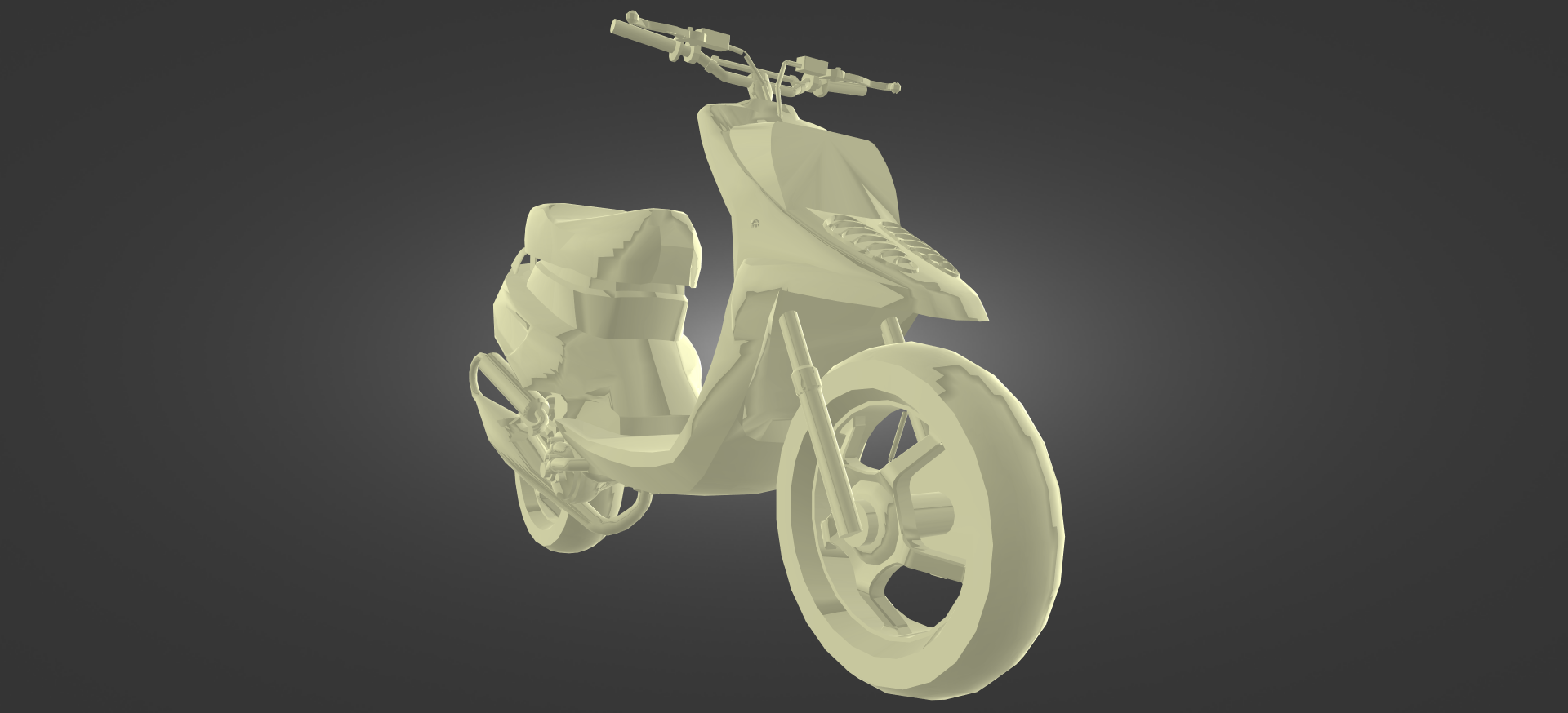 mbk Spitro Spiel Fahrrad Motorrad Fahrzeug Räder Biker Sport moto Gang verbieten Engel retro 3D print model - Mito3D