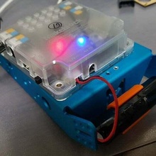 mbot Batterie Halter Unterstützung Robotik 3d print model - Mito3D