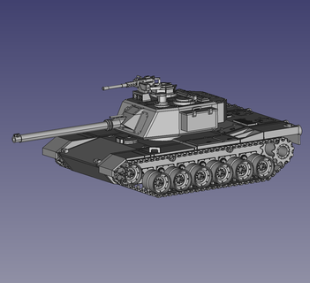 mbt 23 Principal batalha tanque 28mm apoiado jogos 32mm wh 40 30 Horus heresia imperial guarda exército monitorados veículo dorn russ guerra martelo 3d print model - Mito3D