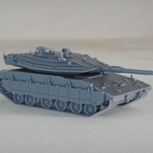mbt merkava mk4 1 64 escala modelo artilugio tanque militar avión juguete juego guerra miniatura vehículo 3d print model - Mito3D