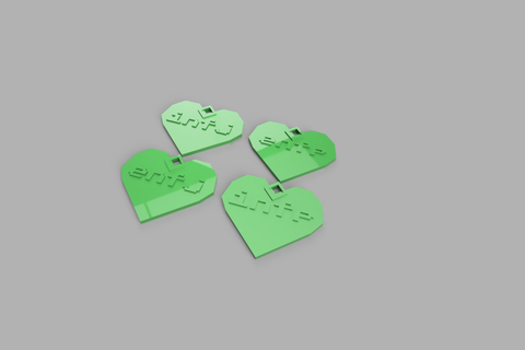 mti greenies ciondoli 3d print model - Mito3D