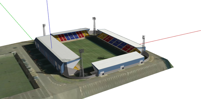 mcdiarmid Park st Johnstone fc Stadion verwenden 2023 Fußball nfl nba mlb nhl Schottland 3d print model - Mito3D