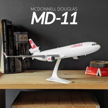 mcdonnell douglas md-11 - iconic trijet 1 144 gadget boeing dc-10 airplane plane aircraft airliner jet scale model 3d print model - Mito3D