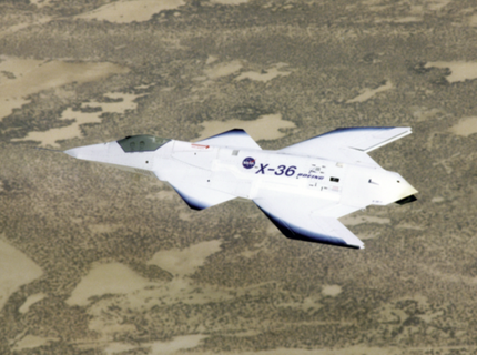 mcdonnell douglas x-36 testbed x36 prototype nasa aircraft stealth plane jet 3d print model - Mito3D