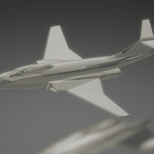 mcdonnell f-101b voodoo gioco i veicoli usaf genie guerra fredda la difesa aerea 3d print model - Mito3D