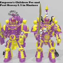 mcfarlane custom 85 emperor's children heresy chaos marines  mcfarlane custom space marine chaos emperors children warhammer