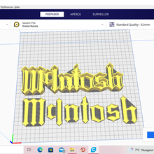 mcintosh LED Zeichen 3d print model - Mito3D