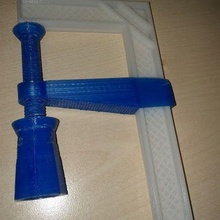 mclamp - fully printable bar clamp 3d print model - Mito3D