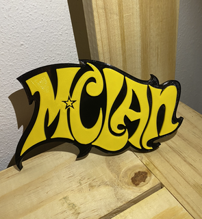 McLan logo McLan 3d print model - Mito3D