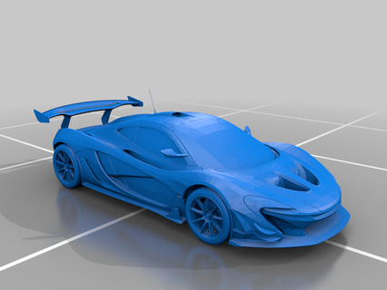 McLaren coche vehiculo automotor 3d print model - Mito3D