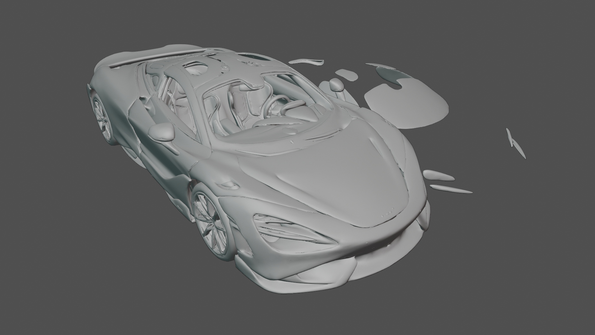 mclaren 765lt jester 2023 2022 2021 2020 sports coupe car vehicle 3d print model toy 3D print model - Mito3D