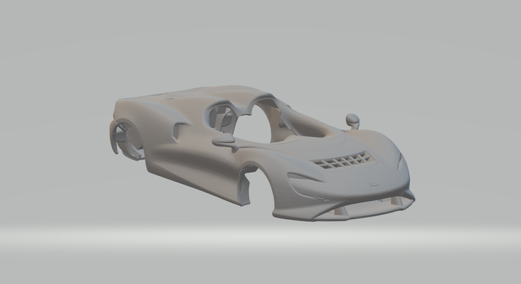 mclaren elva 2021 oyun slotcar döküm sıcak tekerlekler rc rcmodel yuva araba minyatür 3d print model - Mito3D