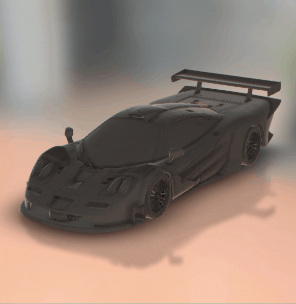 mclaren f1 gtr casa gt turbo raça veículo suv comício esportes carro biturbo automóvel 3D print model - Mito3D