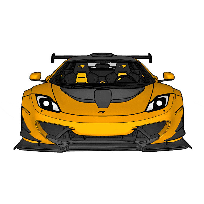 McLaren mp4 12c accordé voiture personnalisé lowrider véhicule rallier course sports Derby turbo vitesse SUV asphalte gta ligne 3D print model - Mito3D