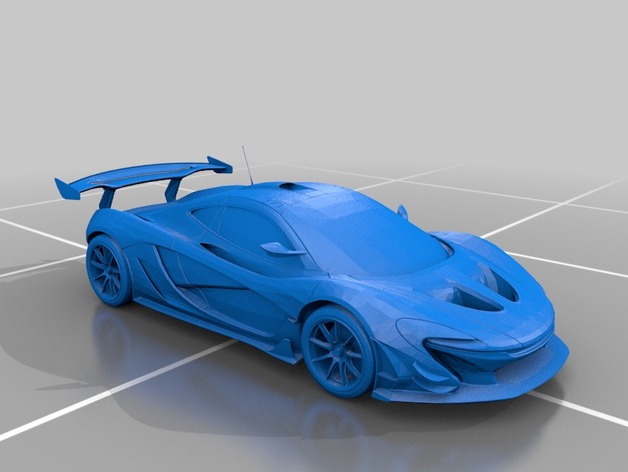 McLaren p1 Jeu voitures réglage détail 3D print model - Mito3D
