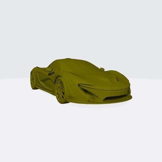 mclaren p1 3d printable model art f1 car print stl impression transport miniature sportcar supercar fast voiture race gran turismo videogame body hobby need speed gta vehicles 3D print model - Mito3D