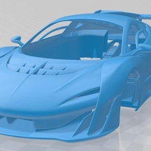 McLaren sabre 2021 imprimable corps voiture Jeu fente scalextric tamiya rc miniz loisir micro 3d print model - Mito3D