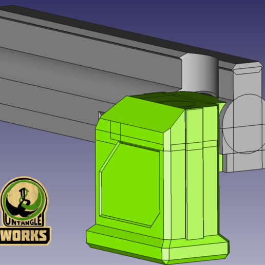 mcs dmag hélice ciclone revista para baixo do adaptador vários desporto ao ar livre tippmann x7 phenom a5 magfed 3D print model - Mito3D