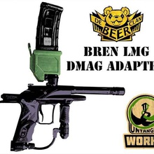 mcs dmag helix universal magazine adapter bren lmg style various sport outdoors paintball magfed 3d print model - Mito3D