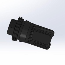 mcx 762 museau frein éclat cacher airsoft 3d print model - Mito3D