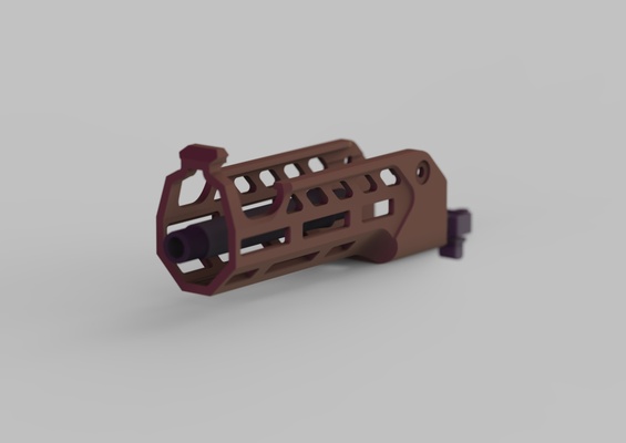 mcx rattler lt assemblaggio impostato gioco lancia 300blk gelblaster gel blaster airsoft soppressore silenziatore lehui 3d print model - Mito3D