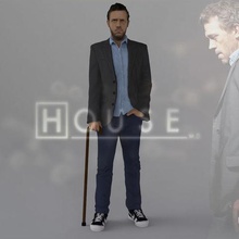 md gregory house pronto 3d cheio de cores printing gadget hollywood character miniature figurine doctor tv a série 3d print model - Mito3D