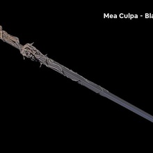 mea culpa - blasphemous game weapon sword slash replica powerful penitent kill detailed combos blade attack accessories 3d print model - Mito3D