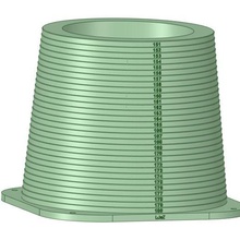 mesure cône rings diamètre 151 180 mm outil Lukez ring 3d print model - Mito3D