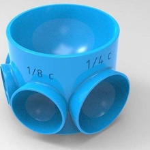 Messung Zylinder messen Tasse food_drink 3d print model - Mito3D