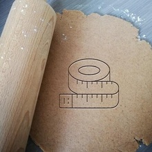 medición cinta Galleta cortador ropa horneando masa forma cocina hornear galletas speculoos 3d print model - Mito3D
