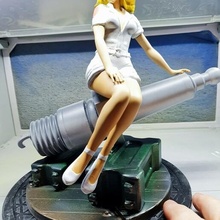 mecano pinup girl figurine 3d print model - Mito3D