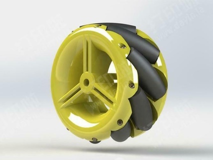 mecanum wheel toys car 3d print model - Mito3D