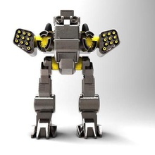 mech 6 game fi sci machine toy robot 3d print model - Mito3D
