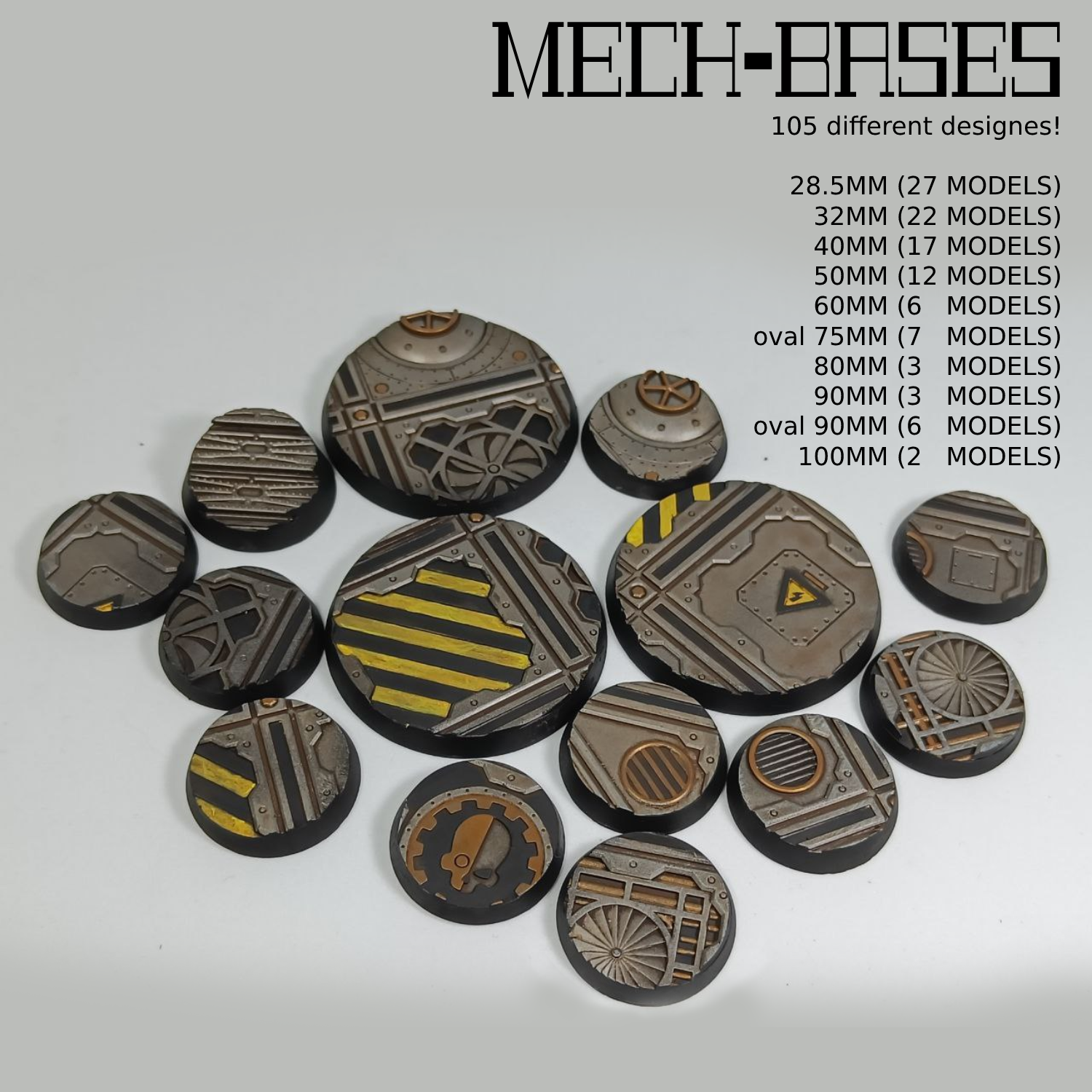 mech bases juego Mechanicus sector adeptus 3D print model - Mito3D
