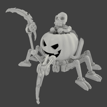 mech o lantern game vehicles zombie weapon undead theme steam spider skull skeleton scythe scary punk pumpkin openscad necromancer monster minis miniature mini mehdals gears gear fantasy creature control charlie brown 3d print model - Mito3D
