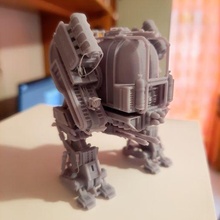 mech robot walker elephas metal gear inspired art 3d printing toys collectibles mechanical mecha hard surface toy print resin model vehicle weapon military desert 3d print model - Mito3D