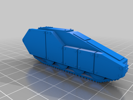 mech tank destroyer vehicles 3d print model - Mito3D